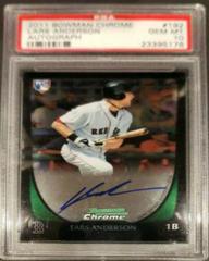 Lars Anderson [Autograph] Baseball Cards 2011 Bowman Chrome Prices