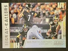 Ben Roethlisberger Football Cards 2019 Panini Score Signal Callers Prices