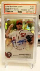 Max Scherzer [Atomic Refractor] Baseball Cards 2015 Bowman's Best of Autographs Prices