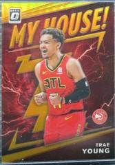 Trae Young [Orange] #18 Basketball Cards 2019 Panini Donruss Optic My House Prices