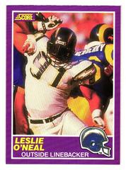 Leslie O'Neal #409S Football Cards 1989 Panini Score Supplemental Prices