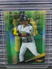 Andrew McCutchen [Green Refractor] #90 Baseball Cards 2015 Bowman's Best Prices