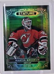 Martin Brodeur [Green] #10 Hockey Cards 2022 Upper Deck Stature Prices