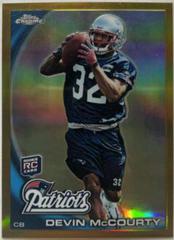 Devin McCourty [Gold Refractor] #C32 Football Cards 2010 Topps Chrome Prices