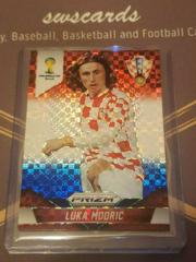 Luka Modric [Red White Blue Power Plaid Prizm] #118 Soccer Cards 2014 Panini Prizm World Cup Prices