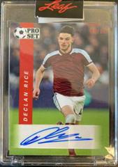 Declan Rice [Red] Soccer Cards 2022 Pro Set Autographs Prices