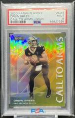 Drew Brees [Gold] #CA8 Football Cards 2020 Panini Playoff Call to Arms Prices