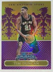 Tim Duncan [Purple] Basketball Cards 2014 Panini Excalibur Crusade Prices
