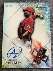 Alexander Ramirez [Speckle Refractor] #BSPA-AR Baseball Cards 2021 Bowman Sterling Prospect Autographs Prices
