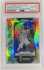 Thomas Partey [Silver] Soccer Cards 2022 Panini Prizm World Cup Global Reach Prices