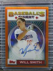 Will Smith [Orange Refractor] Baseball Cards 2020 Topps Finest Flashbacks Autographs Prices