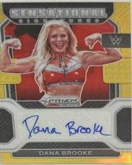 Dana Brooke [Gold Prizm] Wrestling Cards 2022 Panini Prizm WWE Sensational Signatures Prices
