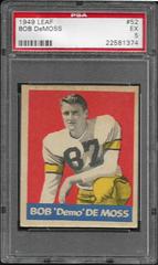 Bob DeMoss Football Cards 1949 Leaf Prices
