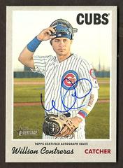 Willson Contreras [Red Ink] Baseball Cards 2019 Topps Heritage Real One Autographs Prices