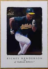 Rickey Henderson #147 Baseball Cards 1998 SP Authentic Prices