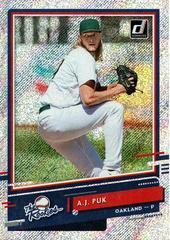 A.J. Puk [Rapture] #R-5 Baseball Cards 2020 Panini Donruss the Rookies Prices