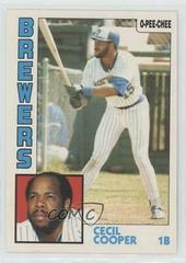Cecil Cooper Baseball Cards 1984 O Pee Chee Prices