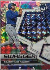 Francisco Lindor [White] Baseball Cards 2022 Panini Mosaic Swagger Prices