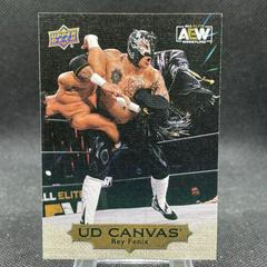 Rey Fenix [Gold] Wrestling Cards 2022 Upper Deck AEW UD Canvas Prices