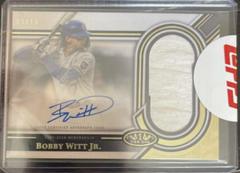 Bobby Witt Jr. #GAR-BW Baseball Cards 2023 Topps Tier One Gripping Autograph Relics Prices
