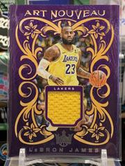 LeBron James Basketball Cards 2023 Panini Court Kings Art Nouveau Prices