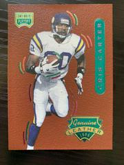 Cris Carter [Accent] #79 Football Cards 1996 Playoff Contenders Leather Prices