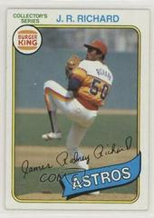 J.R. Richard #8 Baseball Cards 1980 Burger King Pitch, Hit & Run Prices