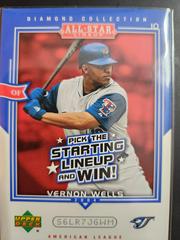 Vernon Wells Baseball Cards 2004 Upper Deck Diamond Collection All Star Lineup Prices