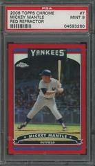 Mickey Mantle [Red Refractor] Baseball Cards 2006 Topps Chrome Prices