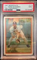 A. L. Third Basemen [1987 Copyright] #114 Baseball Cards 1987 Sportflics Prices