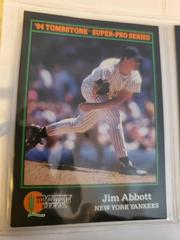 Jim Abbptt [Tombstone] #16 Baseball Cards 1994 Score Prices