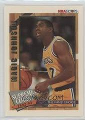 Magic Johnson Basketball Cards 1992 Hoops Supreme Court Prices