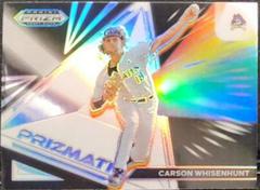 Carson Whisenhunt [Silver] #PZ-CW Baseball Cards 2022 Panini Prizm Draft Picks Prizmatic Prices