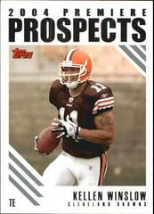 Kellen Winslow Football Cards 2004 Topps Premiere Prospects Prices