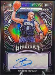 Carlos Boozer [Purple] Basketball Cards 2021 Panini Obsidian Galaxy Autographs Prices