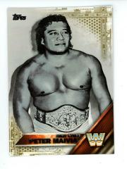 High Chief Peter Maivia [Gold] Wrestling Cards 2016 Topps WWE Then Now Forever Prices