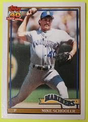 Mike Schooler #365 Baseball Cards 1991 Topps Tiffany Prices