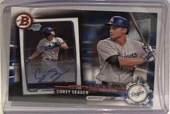 Corey Seager [Green Refractor] #BTN-8 Baseball Cards 2017 Topps Chrome Bowman Then & Now Prices