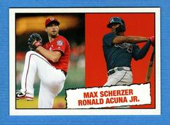 Max Scherzer, Ronald Acuna Jr. #35 Baseball Cards 2019 Topps Throwback Thursday Prices
