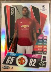 Paul Pogba [Refractor] Soccer Cards 2020 Topps Chrome Match Attax UEFA Champions League Prices
