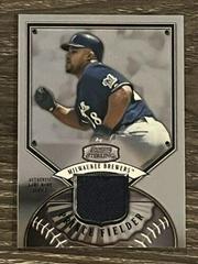 Prince Fielder [Jersey Black Refractor] #BS-PF Baseball Cards 2007 Bowman Sterling Prices