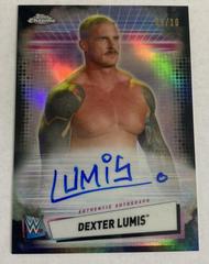 Dexter Lumis [Black Refractor] Wrestling Cards 2021 Topps Chrome WWE Autographs Prices