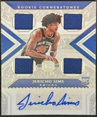 Jericho Sims #RCO-JSI Basketball Cards 2021 Panini Chronicles Rookie Cornerstones Autographs Prices