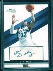 O.J. Mayo #OJM Basketball Cards 2008 Topps Signature Autographs Prices