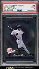 Derek Jeter [Star Factor] Baseball Cards 1997 Panini Donruss Limited Prices