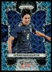 Genki Haraguchi [Light Blue Lazer] Soccer Cards 2018 Panini Prizm World Cup Prices