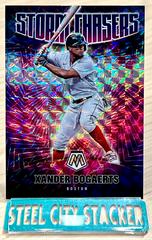 Xander Bogaerts #SC-1 Baseball Cards 2022 Panini Mosaic Storm Chasers Prices