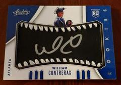 William Contreras [Material Signature Black White Seams] #171 Baseball Cards 2021 Panini Absolute Prices