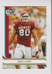 Dan Cody [Gold] Football Cards 2005 Press Pass Se Prices