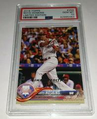 Rhys Hoskins #259 Baseball Cards 2018 Topps Limited Edition Prices